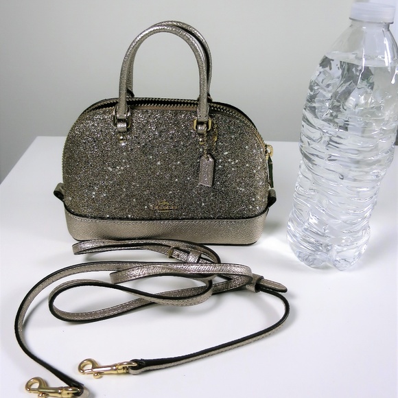 Coach Handbags - Coach Micro Mini Sierra Satchel Star Glitter NWT